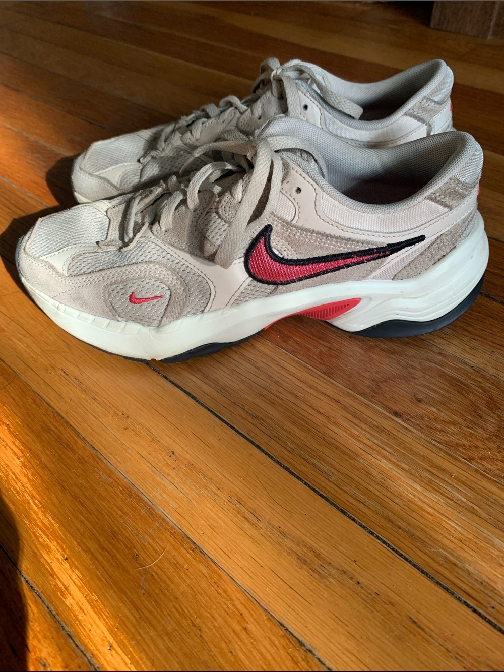 ✨ Nike AL8 Hot Pink, Black & Beige Sneakers ✨